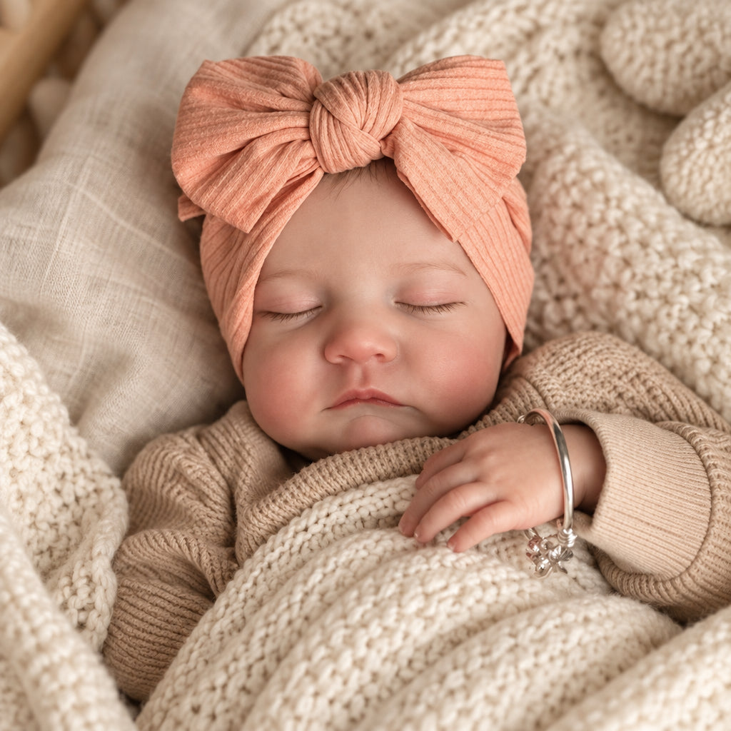 Lou, bébé reborn endormi 43 cm, dans sa tenue