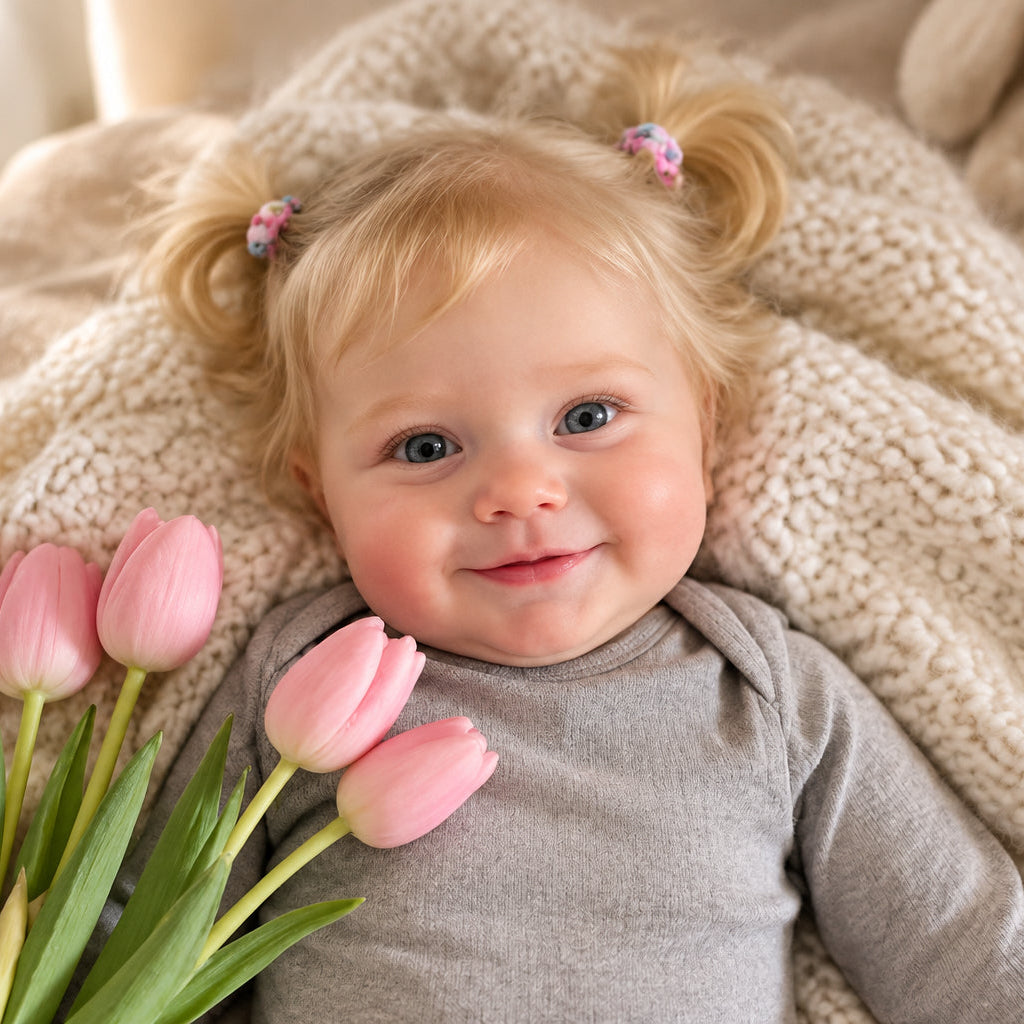 Léa, bébé reborn réaliste 50 cm